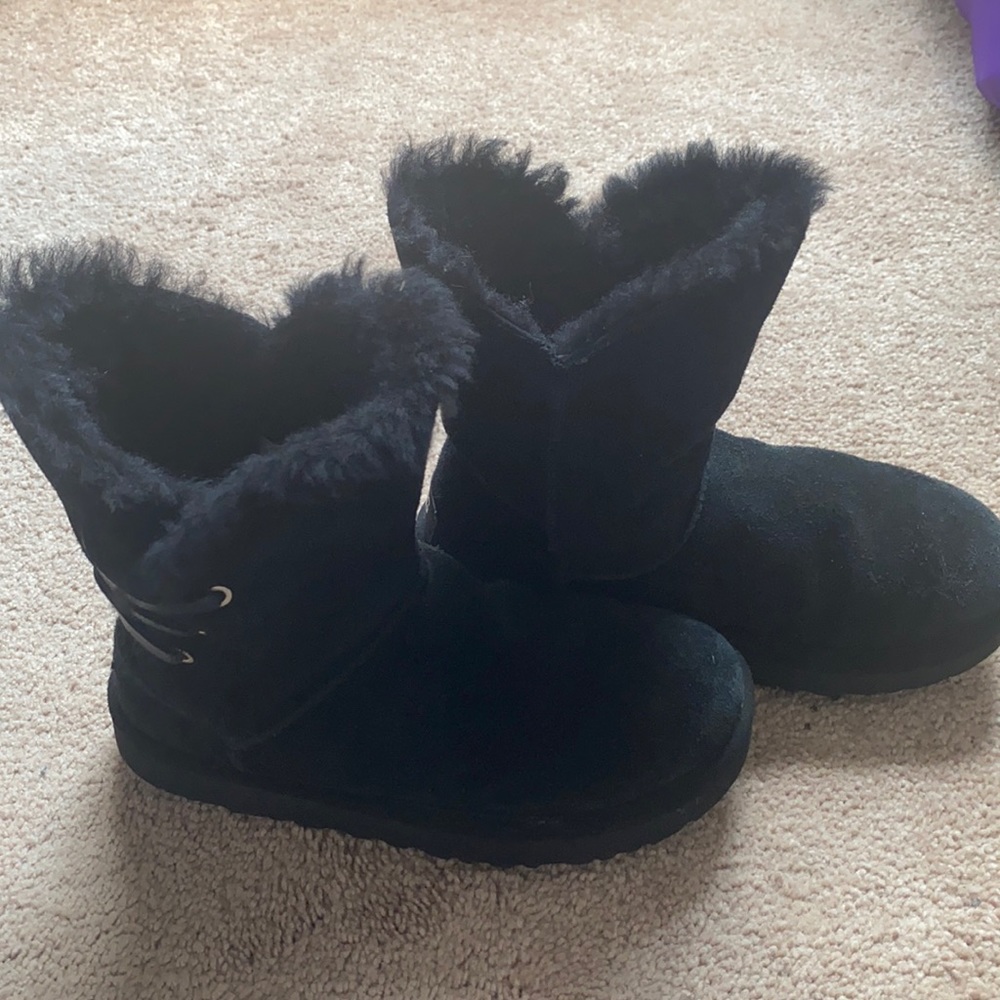 Black UGG boots